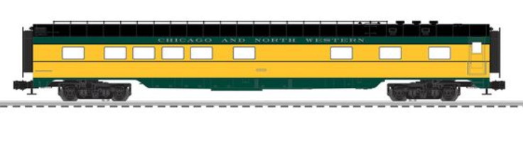 Pre-order for Lionel C&NW 21" StationSounds Diner, 3 Rail