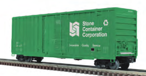 Pre-order for Atlas O Stone Container 50' Hy-cube box car, 3 rail or 2 rail