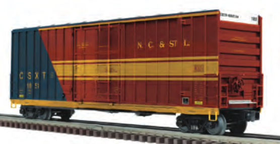 Pre-order for Atlas O CSX Heritage NC&Stl 50' Hy-cube box car, 3 rail or 2 rail