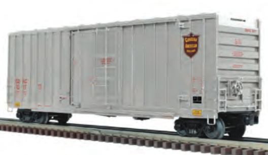 Copy of Pre-order for Atlas O Canadian American Railroad 50' Hy-cube box car, 3 rail or 2 rail