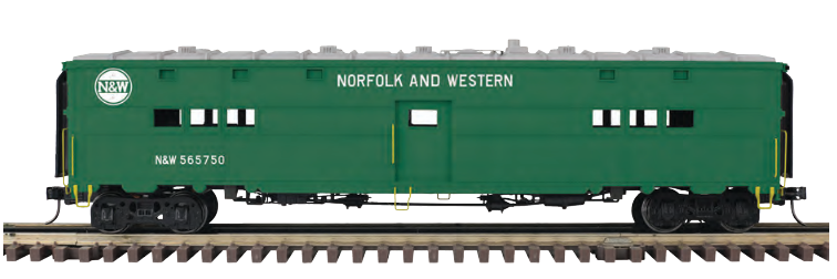 Pre-order for Atlas O N&W  MOW,  converted troop kitchen car, 3 rail or 2 rail