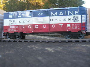Weaver NH "State of Maine" 40' PS-1 box car, 3 rail or 2 rail