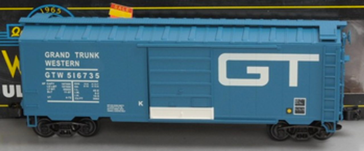Weaver GTW (blue) 40' PS-1 box car, 3 rail or 2 rail