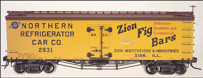 Atlas O Special Run Zion Fig Bars 36' Wood Reefer