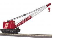 MTH Railking Scale CNJ   American Crane car, with Atlas CNJ flat car, 3 rail, 
