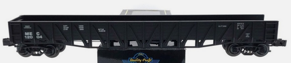 Pre-order for MTH Premier Maine Central  American Crane car with Weaver MEC 50' drop end gondola, 3 rail