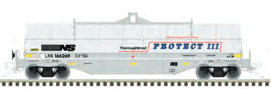 Preorder for Atlas O LRS 42' Coil Steel Car, 3 rail or 2 rail