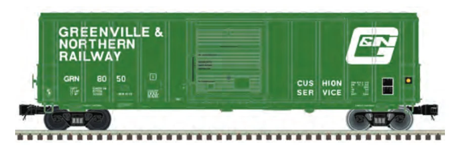 Pre-order Atlas O GRN PS5344 box car, 3 rail or 2 rail