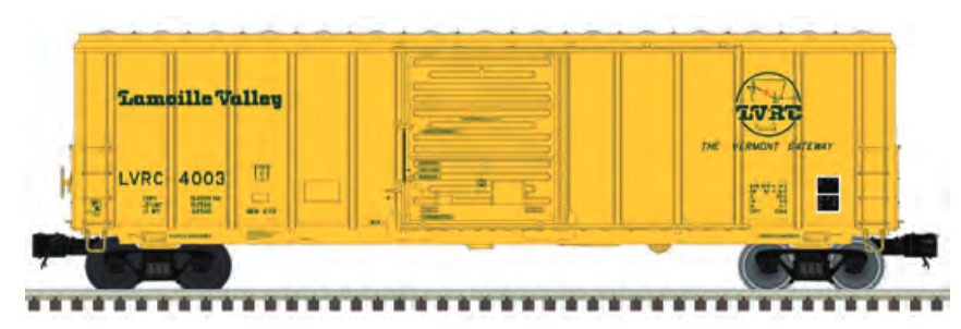 Pre-order Atlas O LVRC PS5344 box car, 3 rail or 2 rail