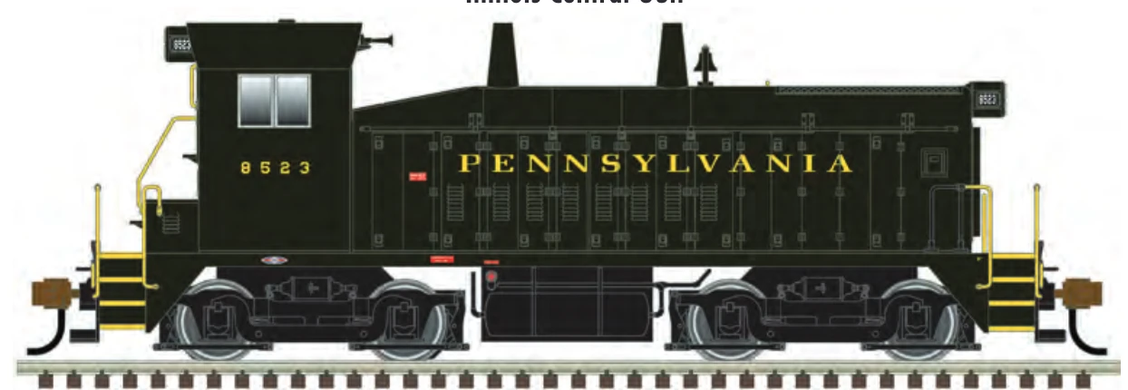 Pre-order for Atlas Pennsylvania SW-9 ,  3 rail or 2 rail P3.0; or 2 rail analog DC
