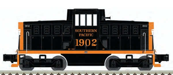 Pre-order for Atlas O SP (Orange/Black) GE 44 ton diesel, 3 rail, P3.0