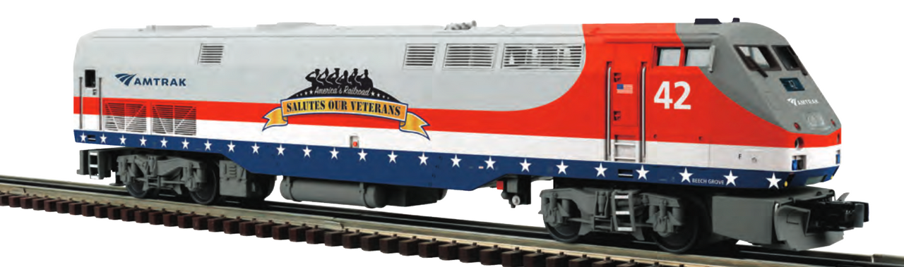 Pre-order for Atlas O Premier Amtk P42 Veterans genesis, 3 rail or 2 rail
