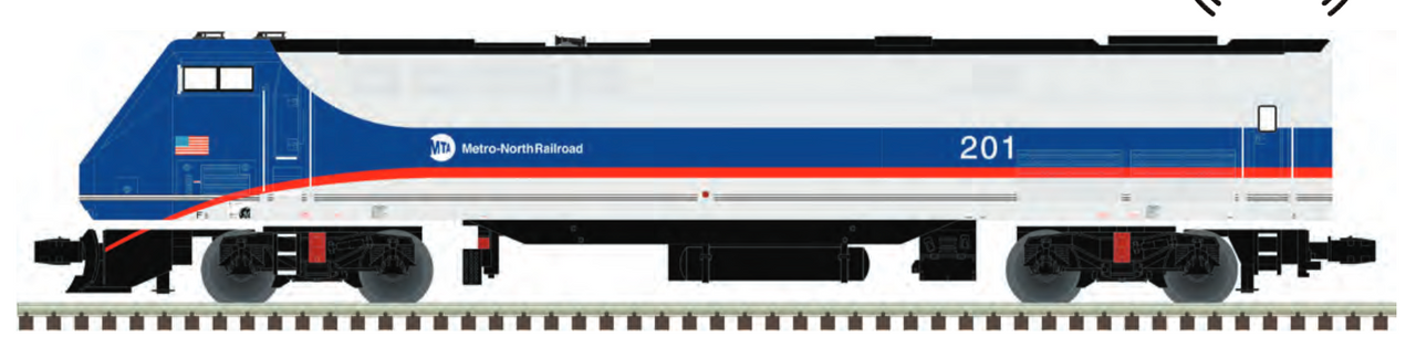 Pre-order for Atlas O  P42 Genesis Metro North Standard Scheme, 3 rail or 2 rail
