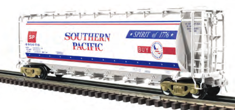 Pre-Order for Atlas O SP cylindrical covered hopper car  , 3 rail or 2 rail