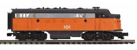 MTH Premier  B&LE F-7A  diesel, 2 rail, w/Sound and smoke. proto 3.0
