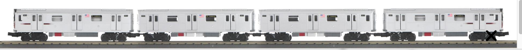 Pre-order for MTH Rail King Scale MTA R142A  #4 train  Lexington Ave Express subway, 4 car set, 3 rail, P3.0