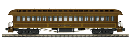 MTH Premier LIRR  woodside  64' passenger coach, 3 rail or 2 rail