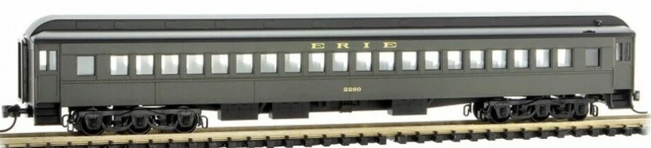 Pre order for Golden Gate Depot  Erie Standard heavyweight Coach, 2 rail or 3 rail