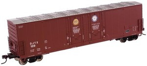 Wagon EVANS 53' Double Plug Door Box Car - échelle O - 3 Rails - Atlas - Occasion