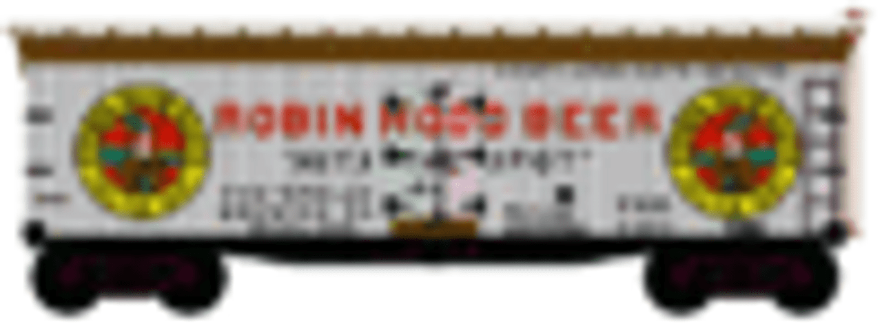 Atlas Robin Hood Beer  40' wood reefer, 3 rail or 2 rail