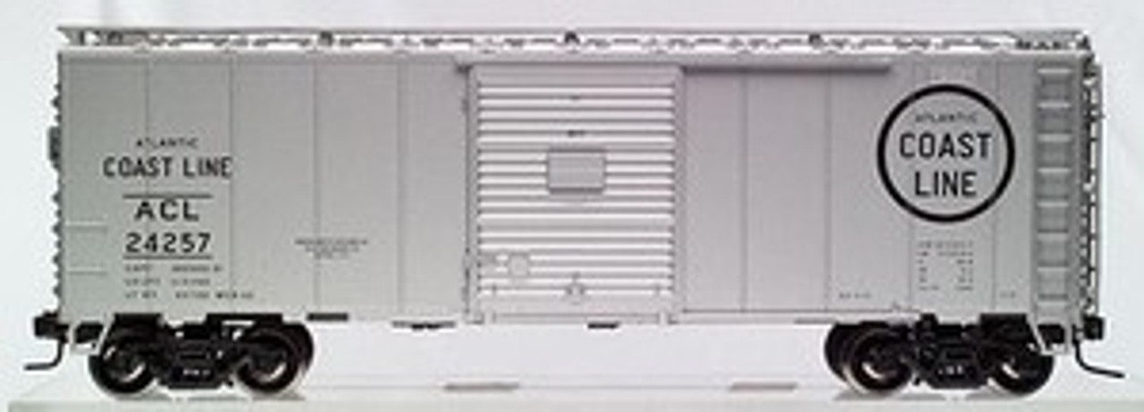 Atlas O ACL 40' steel box car (Silver),  3 rail or 2 rail