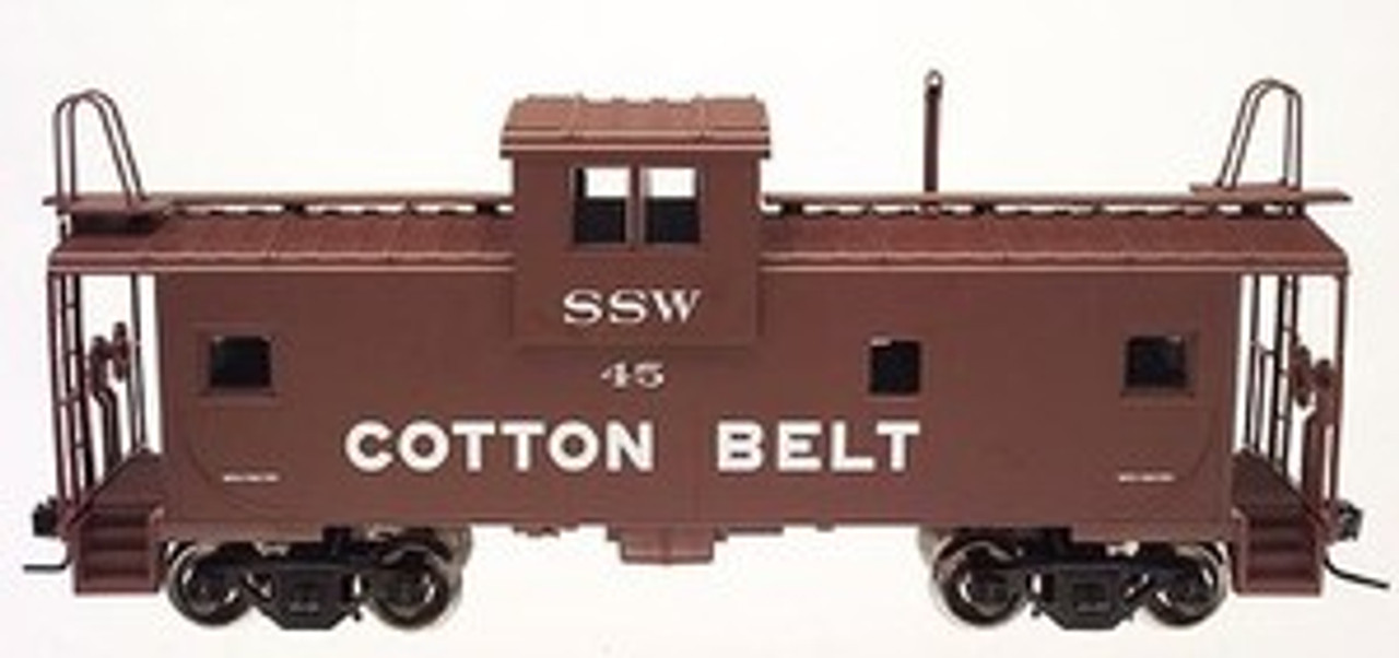 Atlas O Cotton Belt  Extended Vision caboose, 2 rail