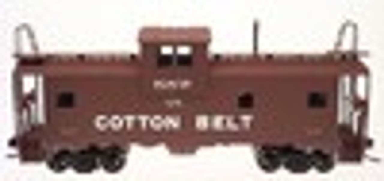 Atlas O Cotton Belt  Extended Vision caboose, 2 rail