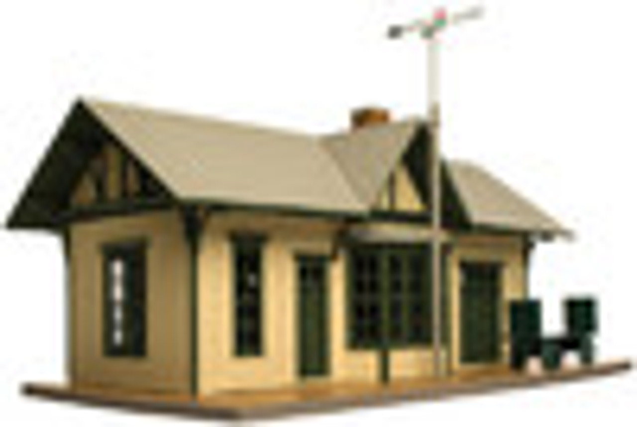 Walthers O gauge Golden Valley Depot, built up railroad station