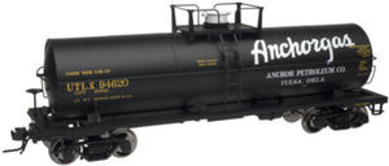 Atlas O Anchor Gas/UTLX  11,000 gallon  tank car, 3 rail or 2 rail