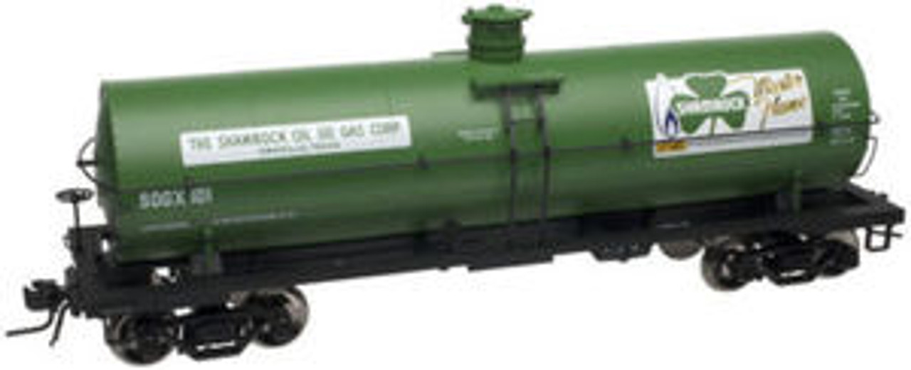 Atlas O Shamrock Oil 11,000 gallon  tank car, 3 rail or 2 rail