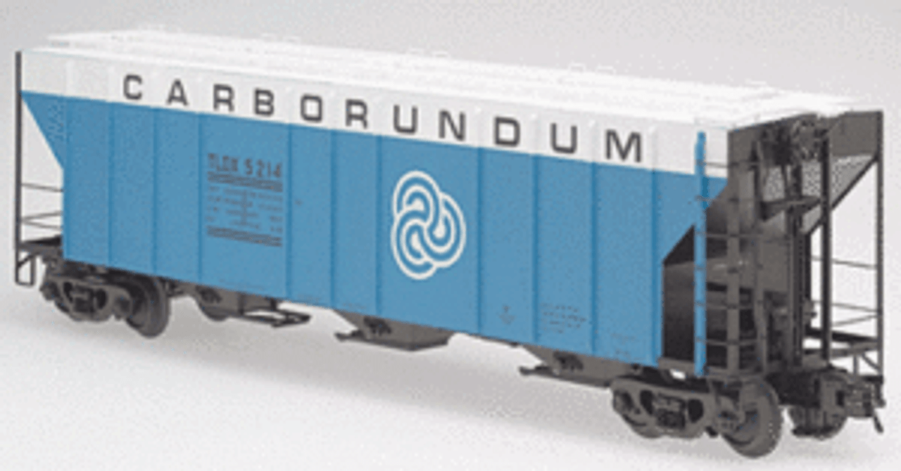 Atlas O Carborundum PS4427 50' Covered Hopper, 3 rail or 2 rail