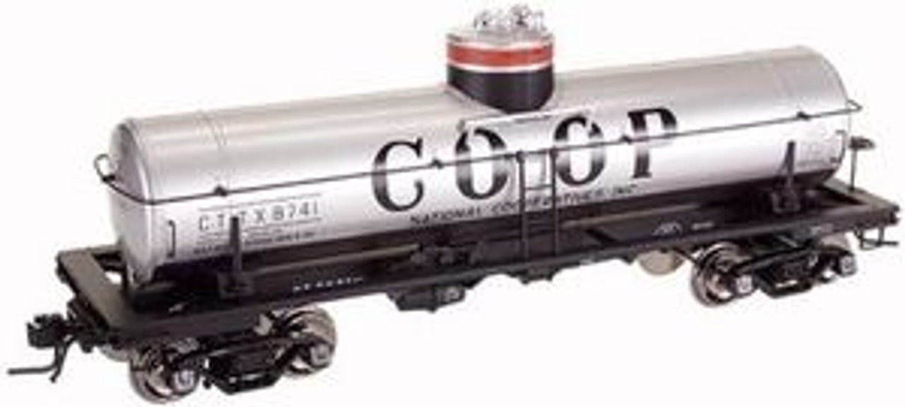 Atlas O  National Cooperatives, Inc.,  8000 gallon tank car, 3 rail or 2 rail