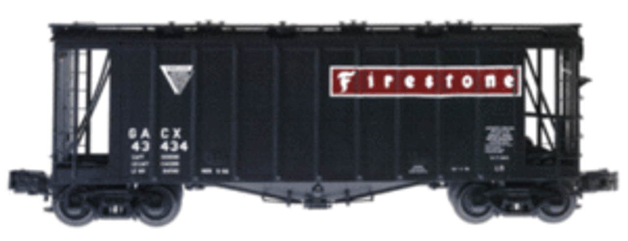 Atlas O Firestone Airslide Covered  Hopper, 3 rail or 2 rail