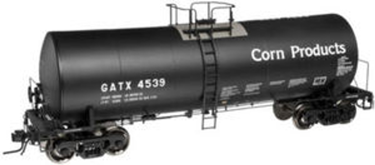 Atlas O Corn Prods 17,600 gallon (GATX) tank car, 3 or 2 rail