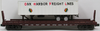 Weaver PDT exclusive Oak Harbor trailer on SP&S flat car, 2 rail or 3 rail