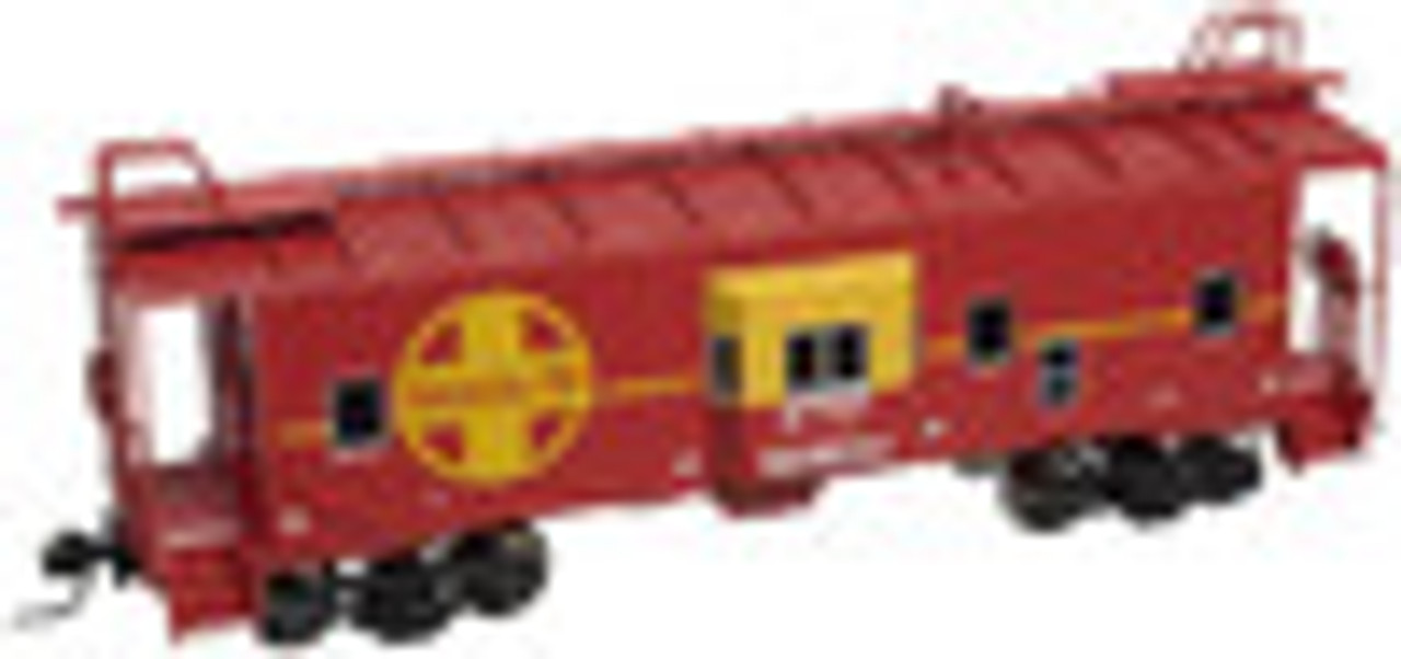 Atlas O Santa Fe  Bay window caboose,  2 rail
