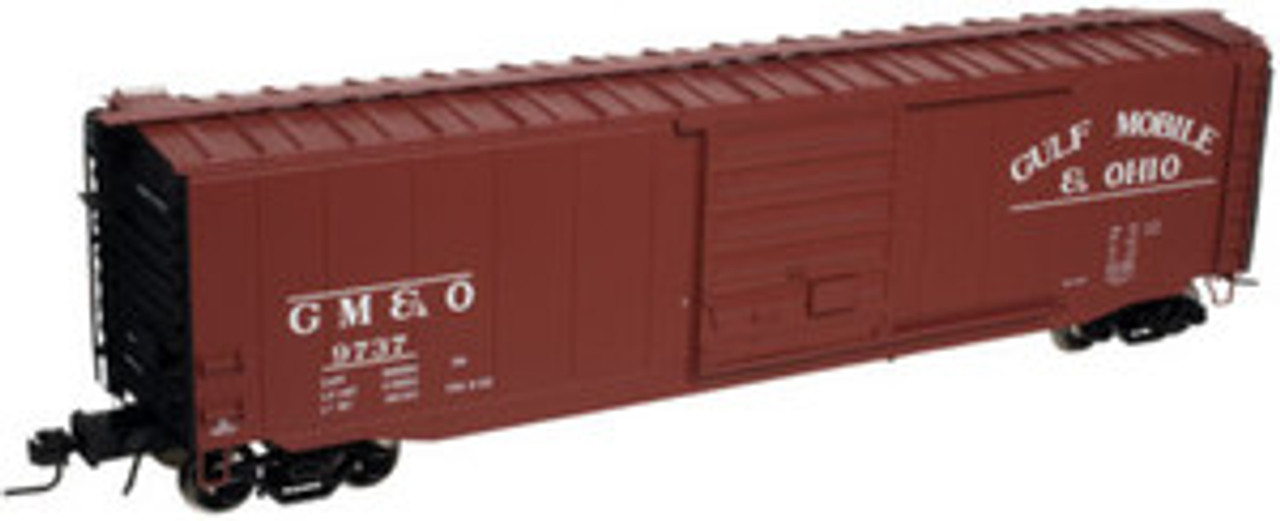 Atlas O GM&O (tuscan)  50' box car, 3 rail or 2 rail