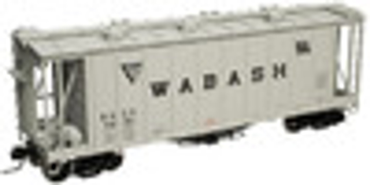 Atlas O Wabash  Airslide Cov Hopper, 2 or 3 rail