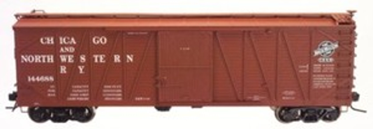 Atlas O C&NW  40' single sheathed box car, 3 or 2 rail