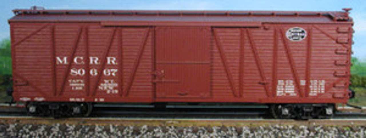 Atlas O Michigan Central/NYC 40' single sheathed box car, 3 or 2 rail