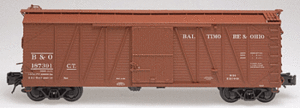 Atlas O  B&O 40' single sheathed box car, 3 or 2 rail