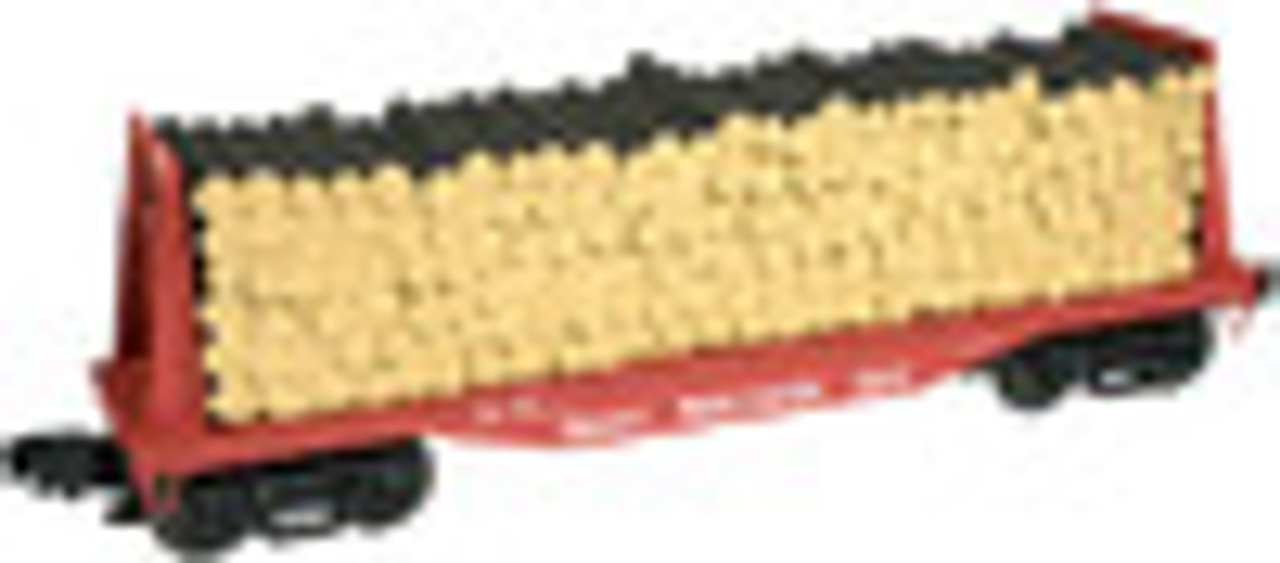 Atlas O Industrial Rail GN (red) Flat car, 3 rail, 027