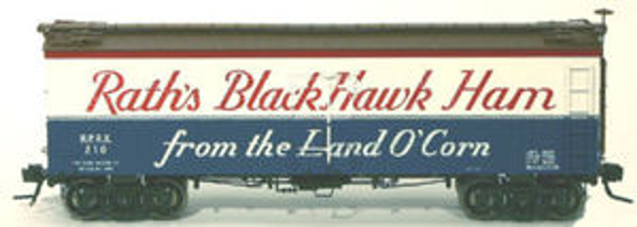 Atlas O Rath's Blackhawk Ham 36' reefer, 3 rail  or 2 rail