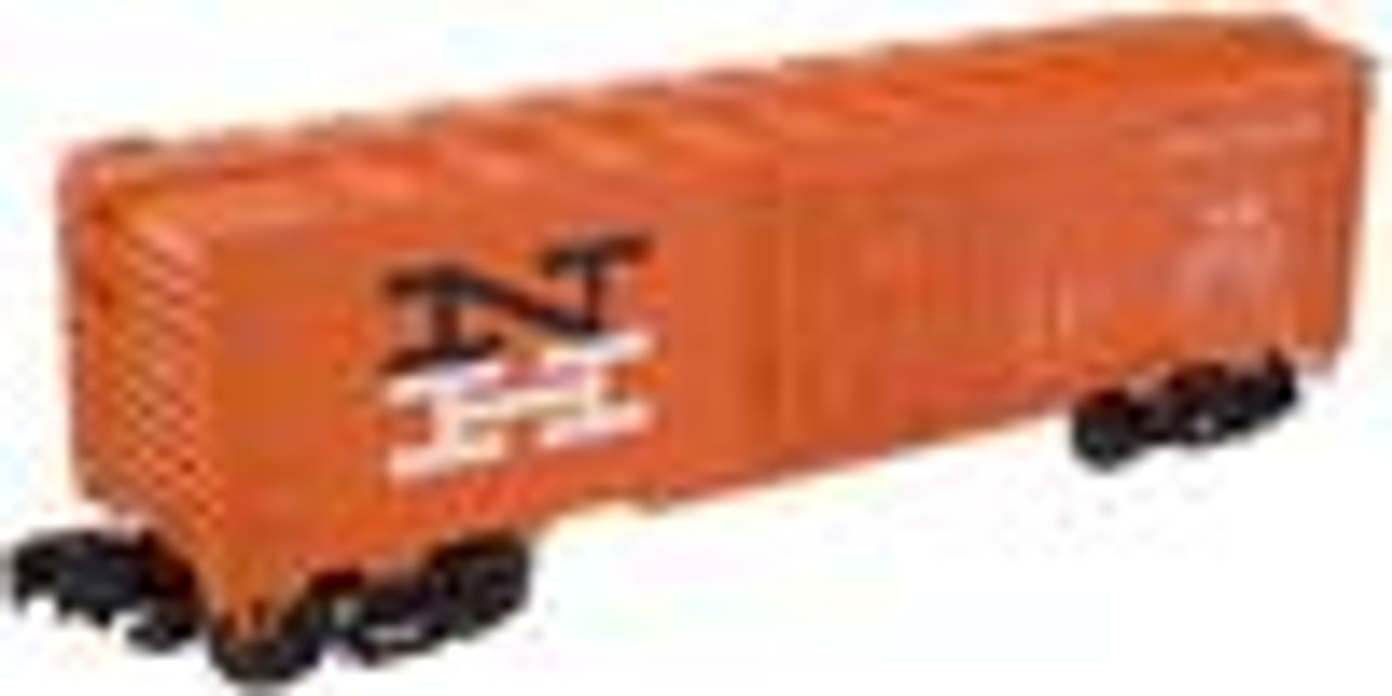 Atlas O Industrial Rail NH (org)  box car, 3 rail, 027