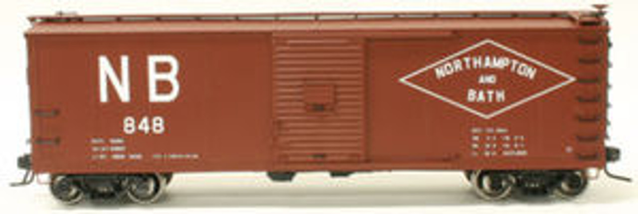 Atlas O Northampton & Bath  USRA 40'  box car, 3 or 2 rail