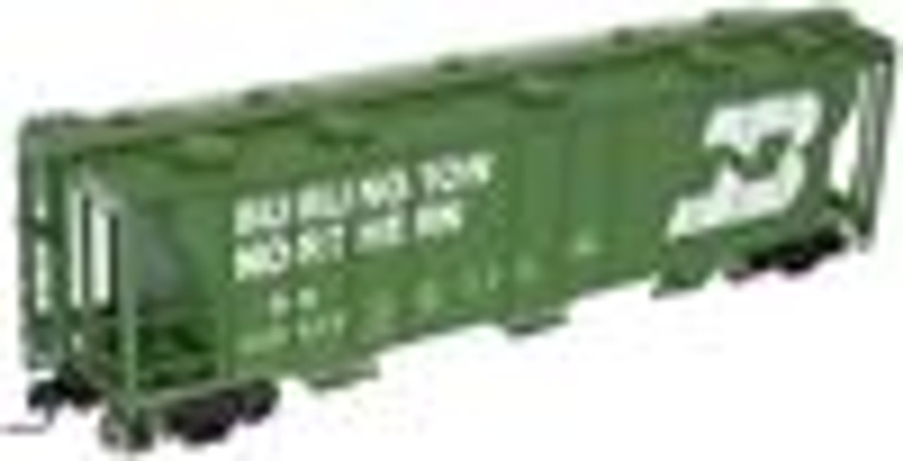 Atlas O BN (green)   40' PS-2  covered hopper, 3 or 2 rail