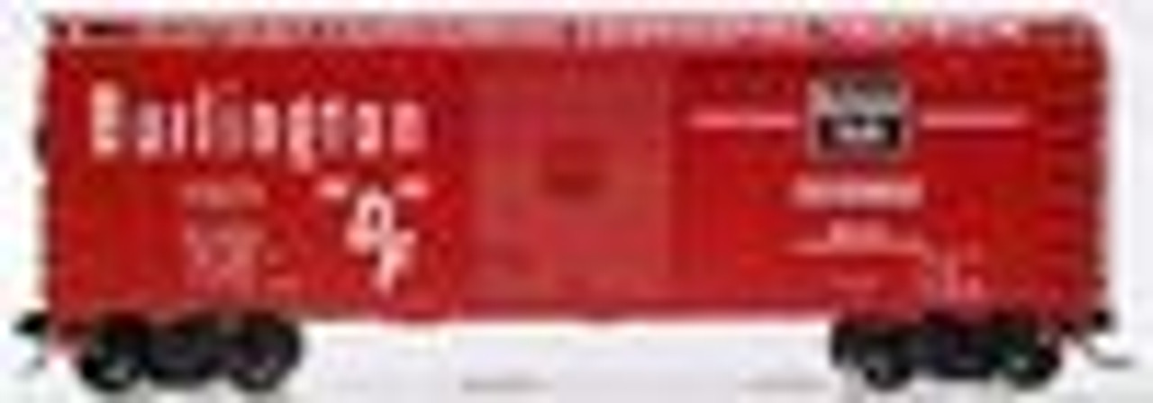 Atlas O CB&Q  40' steel box car,  3 rail or 2 rail