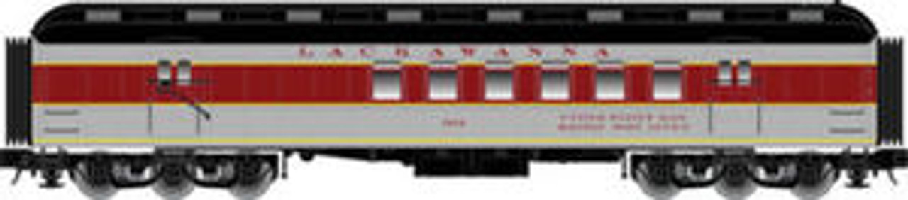 Atlas O Lackawanna (gray) 60 ft  RPO  car,  2 rail 