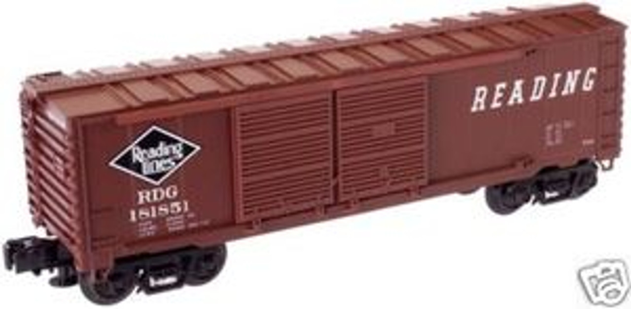 Atlas O Industrial Rail Reading   box car, 3 rail, 027