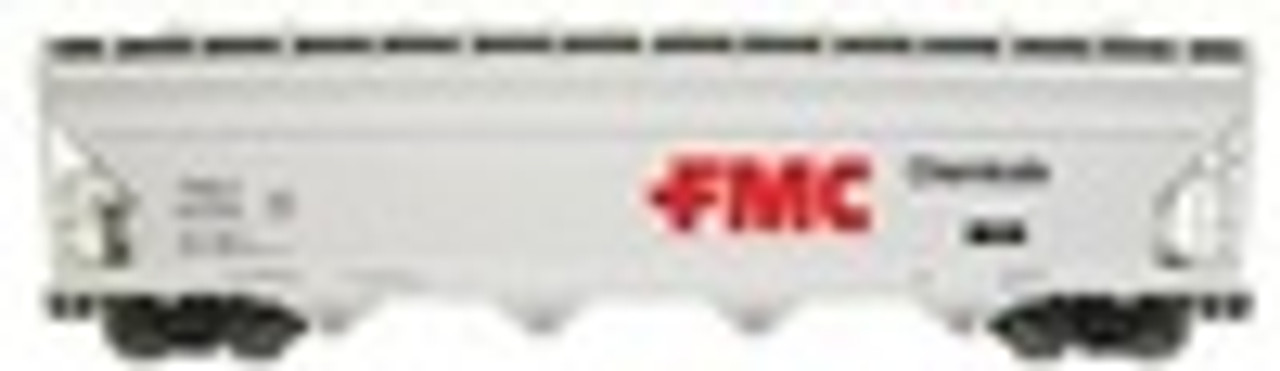 Weaver FMC Chemical 50' centerflow covered hopper, 2 or 3 rail